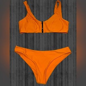 Small swimsuit women’s bright orange